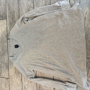 GAP Light Gray Maternity Top small long sleeve